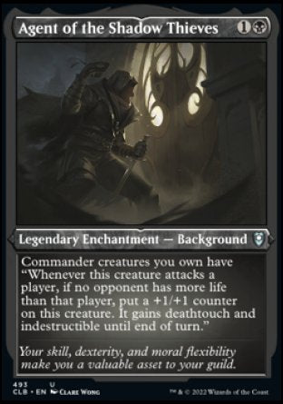 Agente de los Ladrones de las Sombras (Grabado en Aluminio) [Commander Legends: Batalla por Baldur's Gate] 