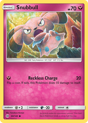 Snubbull (90/149) [Sol y Luna: Conjunto básico] 