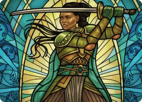 Shanna, Tarjeta de arte Purifying Blade 2 [Serie de arte Dominaria United] 