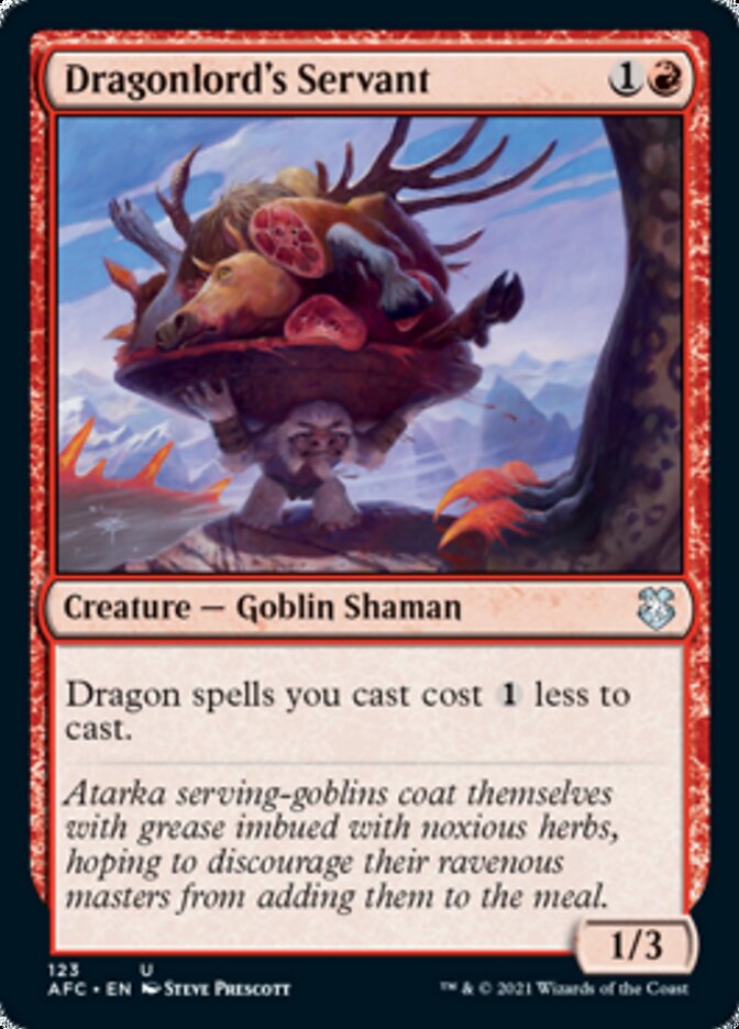 Sirviente del Señor Dragón [Dragones y Mazmorras: Aventuras en los Reinos Olvidados Commander] 