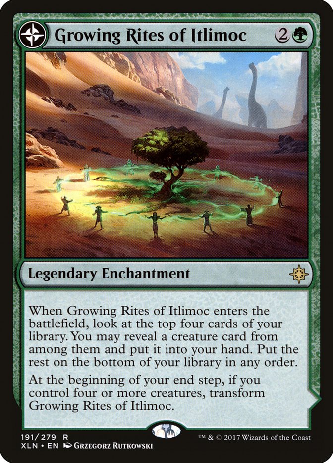Ritos crecientes de Itlimoc // Itlimoc, Cuna del Sol [Ixalan] 