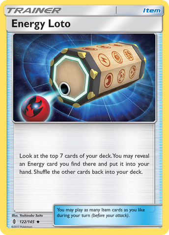 Loto de energía (122/145) [Sol y Luna: Guardianes en ascenso] 