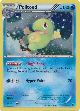 Politoed (18/111) (Cosmos Holo) [XY: Puños furiosos] 