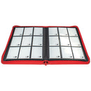 Ultra PRO: Carpeta PRO de 9 bolsillos con cremallera - Vivid (rojo) 