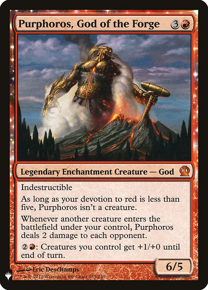 Purphoros, dios de la fragua [Mystery Booster] 