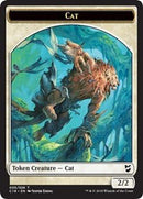 Gato // Soldado Ficha de doble cara [Fichas Commander 2018] 