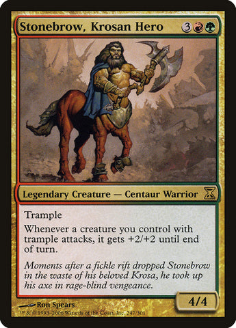 Stonebrow, héroe krosano [Espiral del tiempo] 