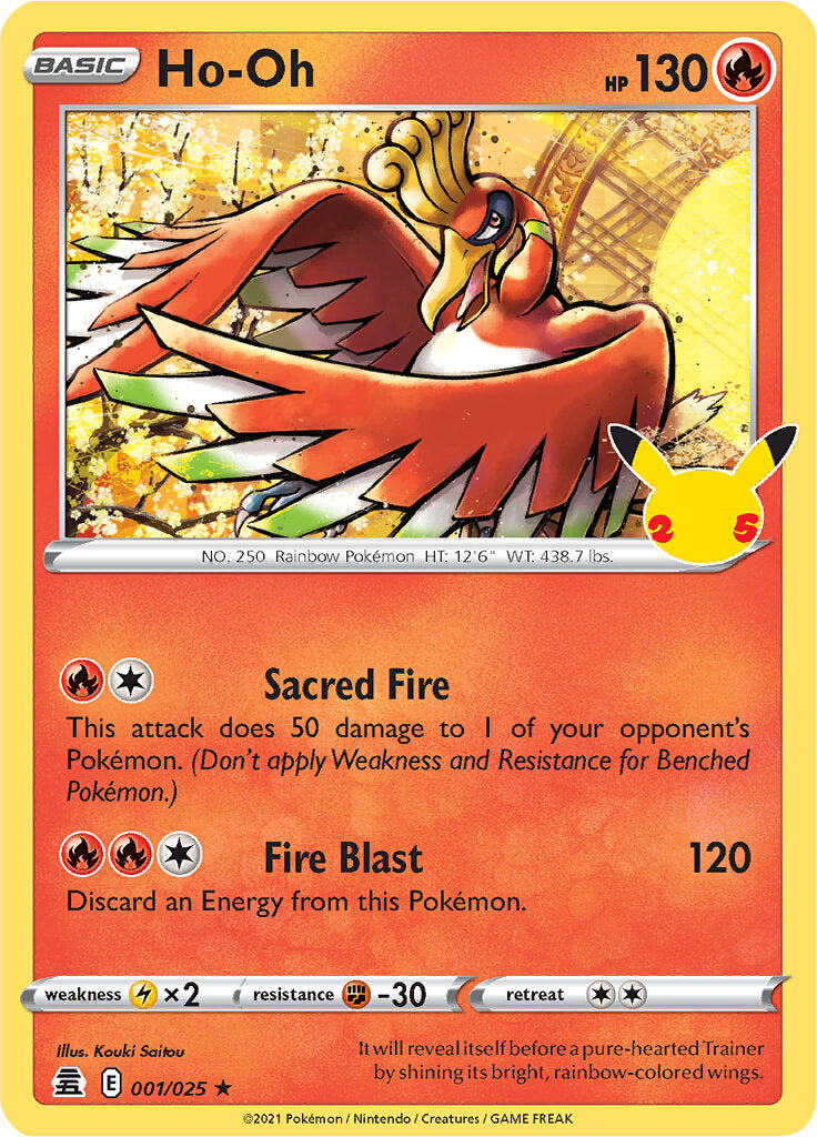 Ho-oh (001/025) [Celebraciones: 25 Aniversario] 