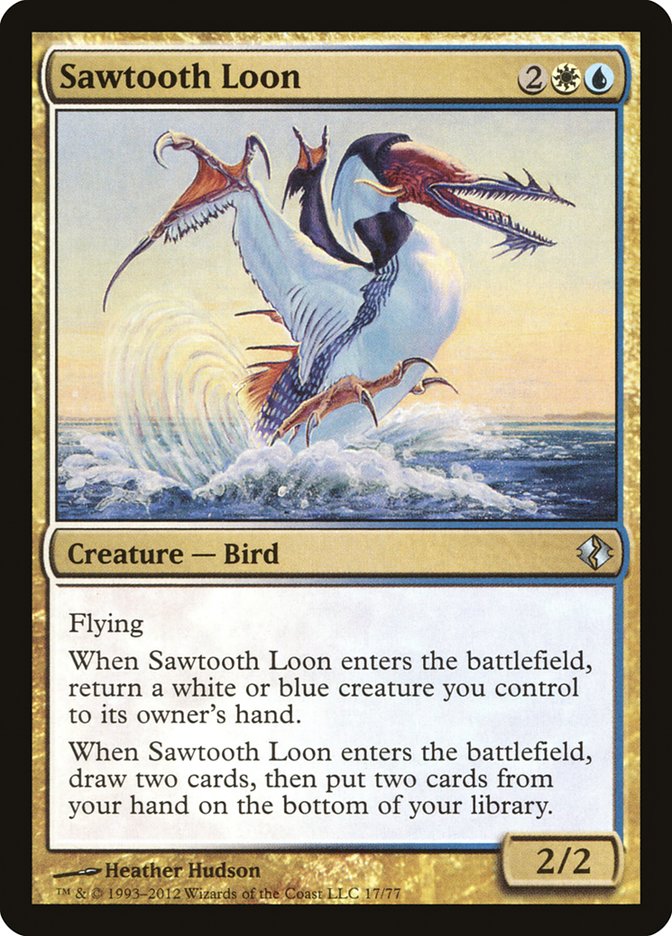 Sawtooth Loon [Mazos de duelo: Venser vs. Koth] 