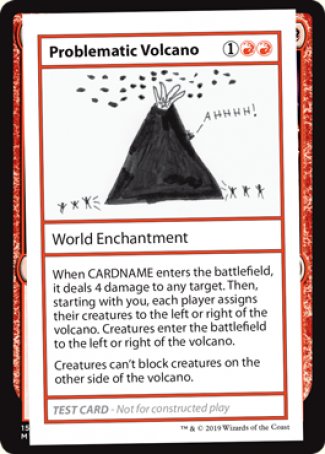 Volcán problemático (edición 2021) [Tarjetas de prueba de juego Mystery Booster] 