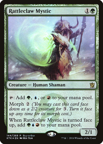 Rattleclaw Mystic (Buy-A-Box) [Promociones de Khans of Tarkir] 