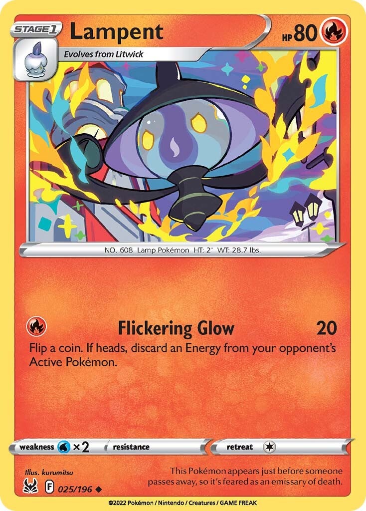 Lampent (025/196) [Espada y escudo: Origen perdido] 