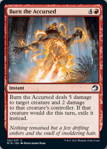 Quema a los malditos [Innistrad: Caza de medianoche] 