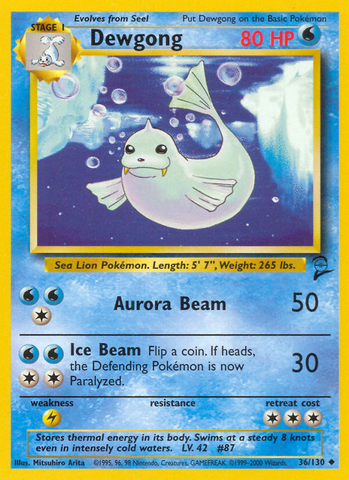 Dewgong (36/130) [Juego básico 2] 