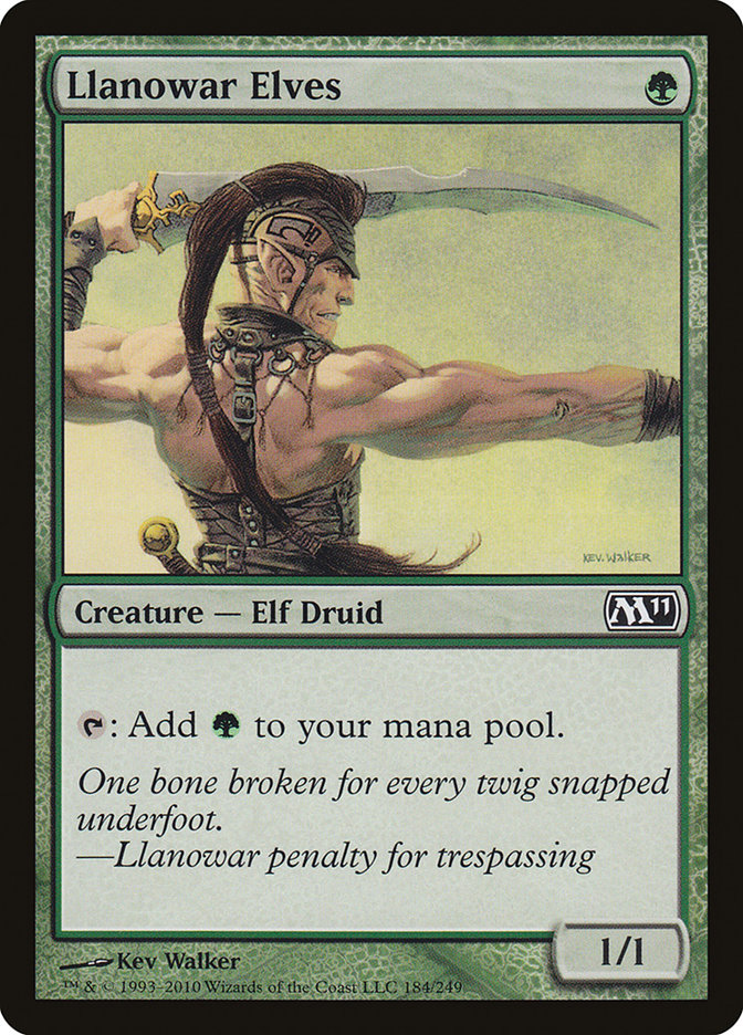Elfos de Llanowar [Magia 2011] 