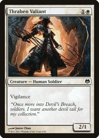 Thraben Valiant [Mazos de duelo: héroes contra monstruos] 