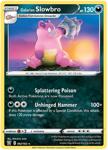 Galarian Slowbro (092/163) [Espada y escudo: estilos de batalla] 