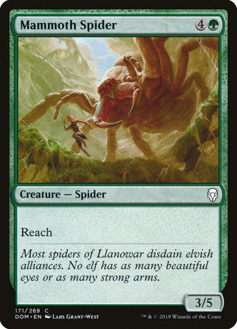 Araña Mamut [Dominaria] 
