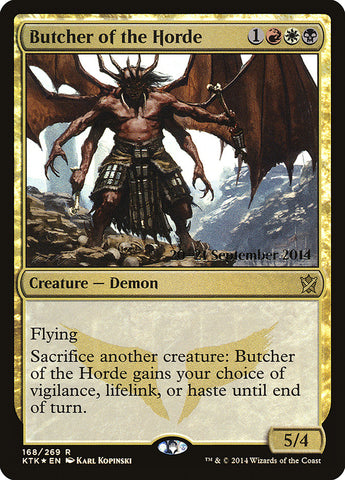 Carnicero de la Horda [Promociones de presentación de Khans of Tarkir] 