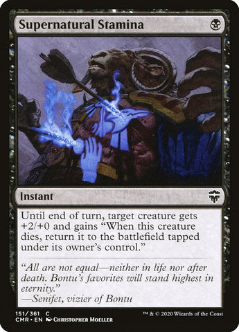 Resistencia sobrenatural [Commander Legends] 