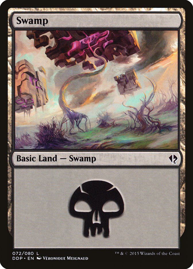 Pantano (72) [Mazos de duelo: Zendikar contra Eldrazi] 