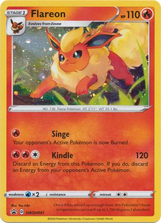 Flareon (SWSH041) [Espada y escudo: Promociones de Black Star] 