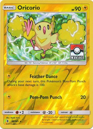 Oricorio (46/145) (Promoción de liga) [Sol y luna: Guardianes nacientes] 