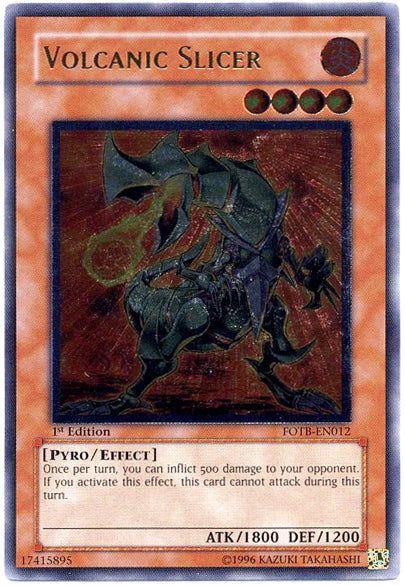 Cortadora Volcánica [FOTB-EN012] Ultimate Rare 
