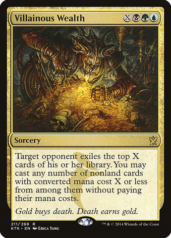 Riqueza villana [Khans de Tarkir] 
