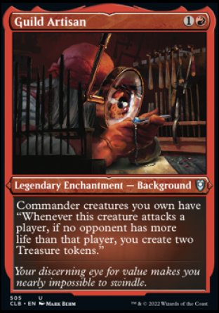 Artesano del gremio (grabado en lámina) [Commander Legends: Batalla por Baldur's Gate] 
