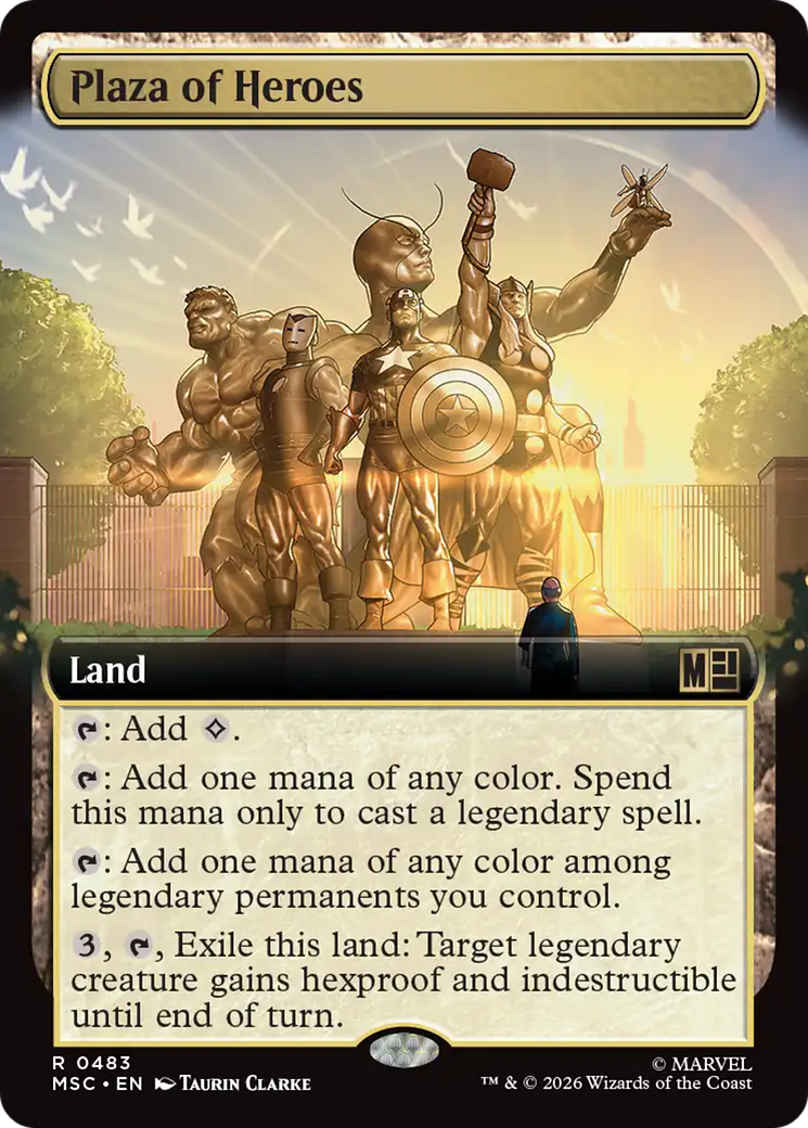 Plaza of Heroes (Extended Art) [Marvel Super Heroes Commander]
