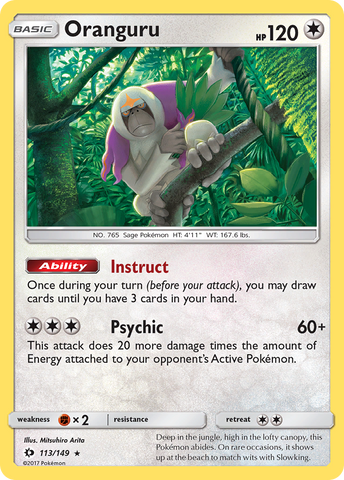 Oranguru (113/149) [Sol y Luna: Conjunto básico] 