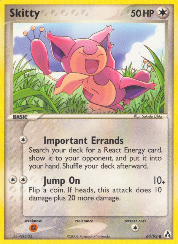 Skitty (64/92) [EX: Creador de leyendas] 