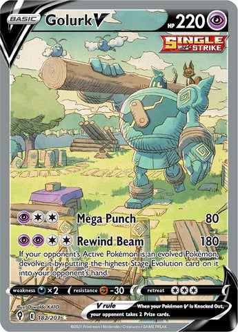 Golurk V (182/203) [Espada y escudo: cielos en evolución] 