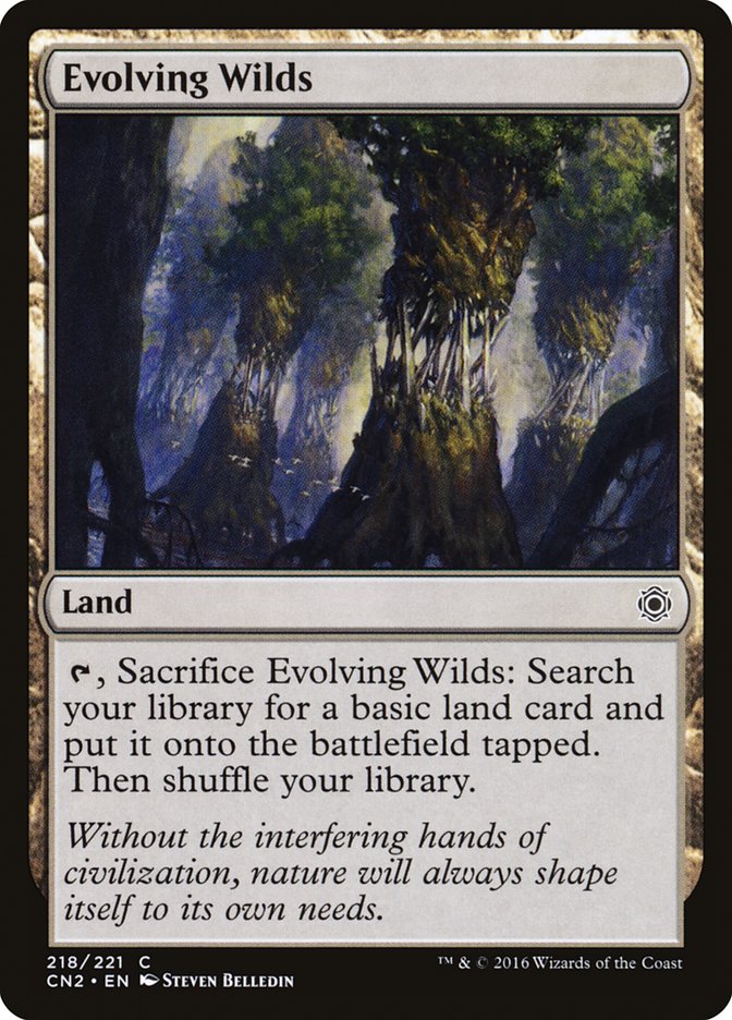 Evolving Wilds [Conspiración: Toma la corona] 