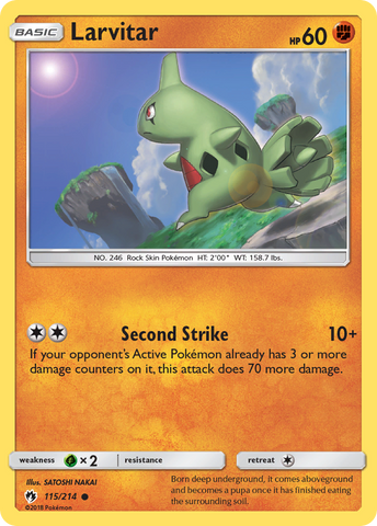 Larvitar (115/214) [Sol y Luna: Trueno perdido] 