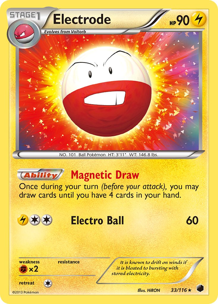 Electrodo (33/116) (Exclusivo de la plataforma temática) [Blanco y negro: Plasma Freeze] 