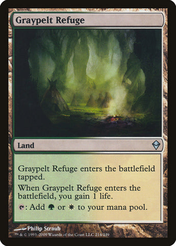 Refugio de Pelaje Gris [Zendikar] 