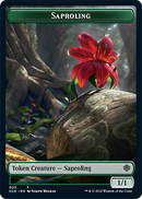 Saproling // Ficha de soldado de doble cara [Mazos Starter Commander] 