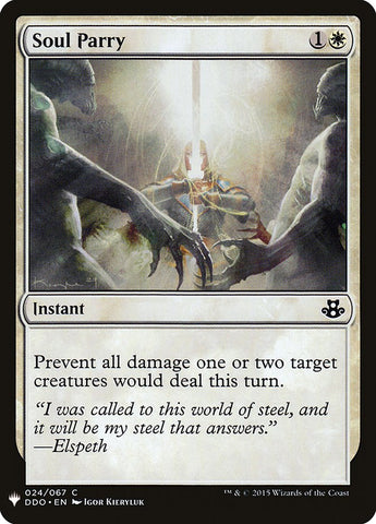 Soul Parry [potenciador misterioso] 