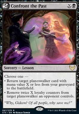 Enfrenta el pasado (paquete promocional) [Strixhaven: Promociones de School of Mages] 