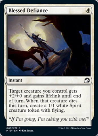 Bendito desafío [Innistrad: Caza de medianoche] 