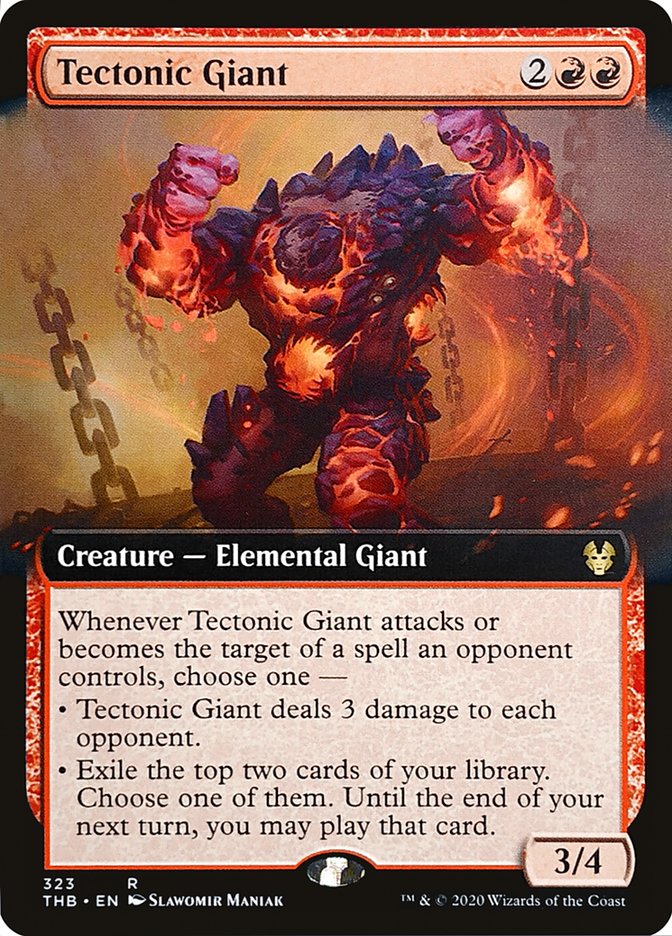 Gigante tectónico (arte extendido) [Theros Beyond Death] 