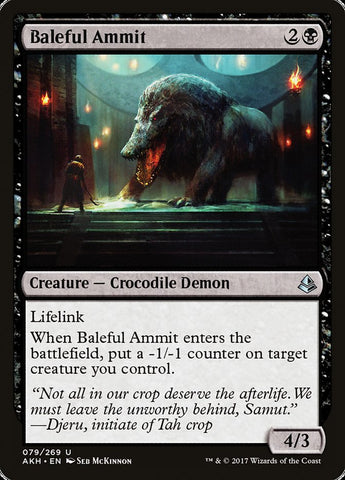 Ammit siniestro [Amonkhet] 