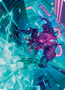 Tarjeta artística Surgehacker Mech [Kamigawa: Serie de arte Neon Dynasty] 