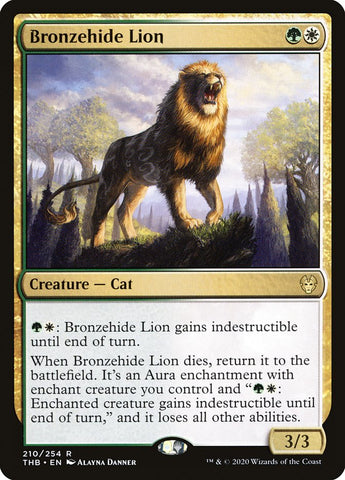 León de piel de bronce [Theros más allá de la muerte] 