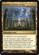 Nykthos, Santuario de Nyx [La lista] 