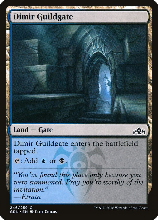 Dimir Guildgate (246/259) [Gremios de Ravnica] 