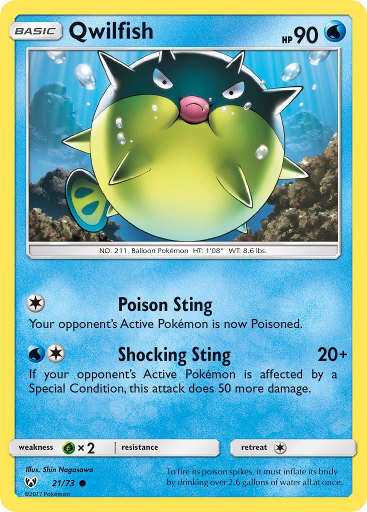Qwilfish (21/73) [Sol y Luna: Leyendas Brillantes] 