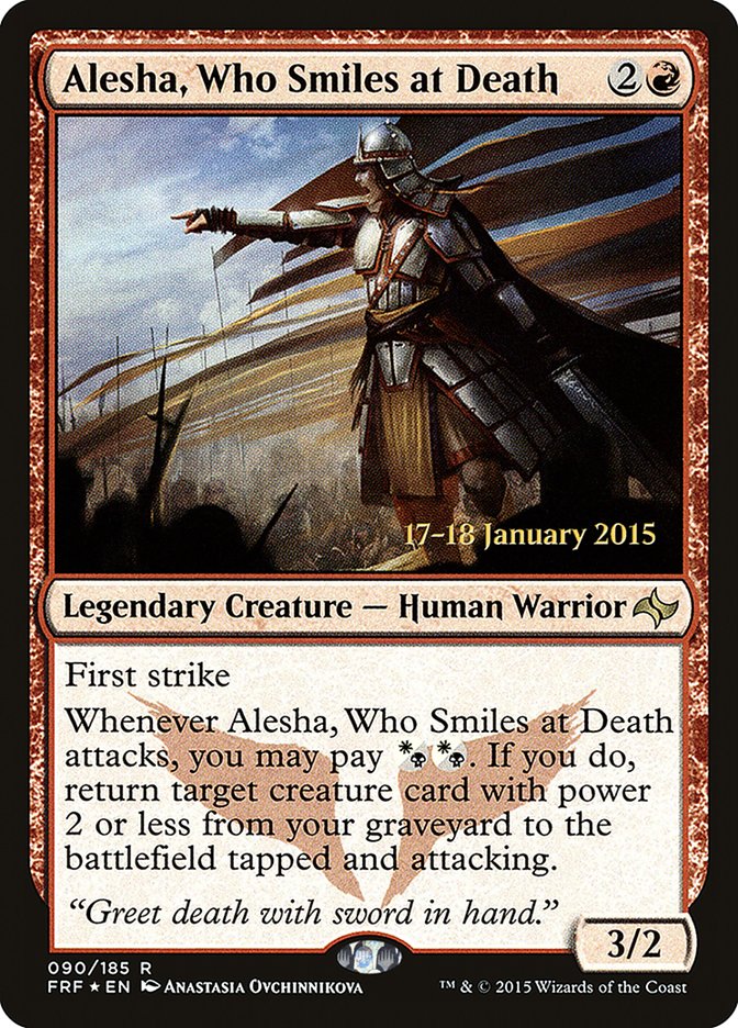 Alesha, que sonríe ante la muerte [Promociones de presentación de Fate Reforged] 
